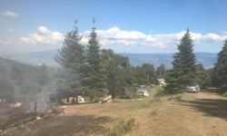 Kastamonu'da çıkan yangında bir ev ve ahır zarar gördü