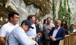 Kazakistan heyeti Horma Kanyonu'na hayran kaldı