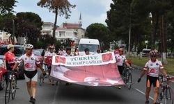 Kıbrıs Gazisi merhum Şükrü Tandoğan'ın anısına düzenlenen bisiklet turu sona erdi