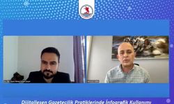 OMÜ İletişim Fakültesinin çevrim içi seminerine AA Grafik Editörü Mevlüt Eren konuk oldu