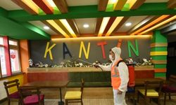 Ordu'da kademeli normalleşme ile okul ve kahvehanelerde dezenfeksiyon çalışması yapılıyor