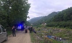 Samsun'da tarım aracı dereye devrildi: 1 ölü, 1 yaralı