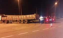Samsun'da tır ile otomobil çarpıştı: 1 ağır yaralı
