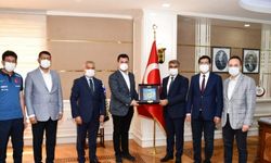 Türkiye İşitme Engelliler Spor Federasyonu Başkanı Kihtir'den Vali Gürel'e ziyaret