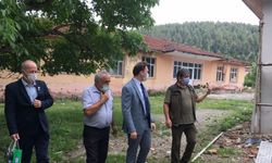 Ulus Kaymakamı Kılıç'tan Orman Okulu, Tahnit Müzesi ve Doğa Bilim Merkezi'nde inceleme