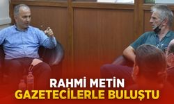 Rahmi Metin Rize'de gazetecilerle buluştu