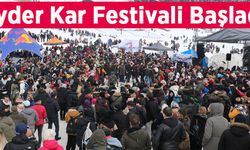 Ayder Kar Festivali Başladı