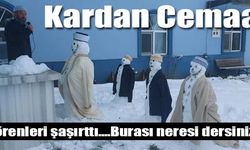 Görenler şaştı kaldı.KARDAN CEMAAT...