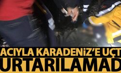 Aracının kontrolünü kaybetti Karadeniz’e uçtu! Kurtarılamadı