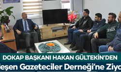 Dokap Başkanı Hakan Gültekin’den Ardeşen Gazeteciler Derneği’ne Ziyaret