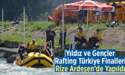 Yıldız ve Gençler Rafting Türkiye Finalleri Rize Ardeşen'de Yapıldı