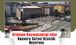 Rize'deki İş İlanının Başvuru Süresi Uzatıldı