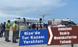 Tur Minibüsü Kazasında Yaralanan Arap Turistler Ambulans Uçakla Suudi Arabistan’a Gönderildi