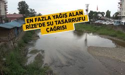 En Fazla Yağış Alan Rize'de vatandaşlara su tasarrufu çağrısı yapıldı