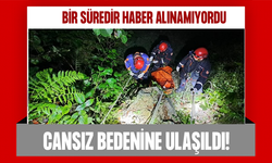 Rize'de kaybolan kişi uçurumda ölü bulundu