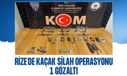 Rize’de Silah Kaçakçılığı Operasyonu: 1 Gözaltı