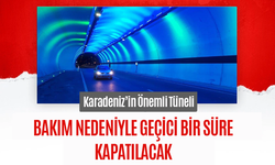 Ovit Tüneli'nin İkizdere-İspir Yönündeki Tüpü Ulaşıma Kapatıldı