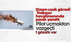 Trabzon'da kalkmak üzere olan uçaktaki kötü şaka gözaltıyla sonuçlandı