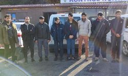 Taksiden 8 kaçak göçmen çıktı