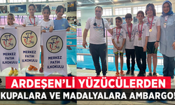 Ardeşen’li Yüzücülerden Kupalara Ve Madalyalara Ambargo!