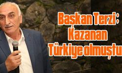 İlçe Başkanı Terzi “Büyük Türkiye zaferimiz hayırlı olsun”