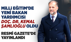 Doç. Dr. Kemal Şamlıoğlu bakan yardımcısı oldu.
