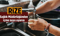 Sağlık Müdürlüğünden içme suyu uyarısı