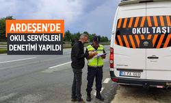 Ardeşen'de Okul Servisleri Denetimi Yapıldı