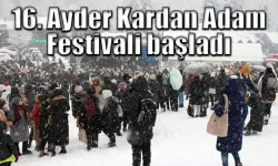 16. Ayder Kardan Adam Festivali başladı