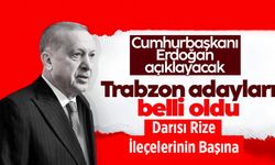 AK parti Trabzon adayları belli oldu