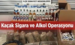 Rize'de Kaçak Sigara ve Alkol Operasyonu