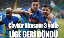Çaykur Rizespor evinde Kayserispor'u yenerek lige geri döndü
