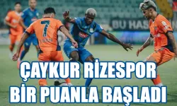 Çaykur Rizespor Başakşehir kalecisini geçemeyince bir puana razı oldu