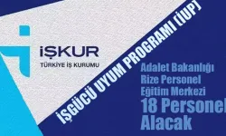 Adalet Bakanlığı Rize Personel Eğitim Merkezi 18 kişi alacak