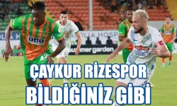 Corendon Alanyaspor: 1 - Çaykur Rizespor: 0 (Maç sonucu)