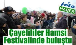 Çayelililer Hamsi Festivalinde buluştu