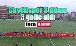 Çayelispor evinde ilk 3 puanı 3 golle aldı