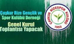 Çaykur Rize Gençlik ve Spor Kulübü Derneği kongre yapacak