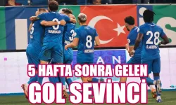 Çaykur Rizespor, 5 hafta sonra gol sevinci yaşadı