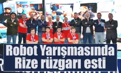 MEB Robot Yarışmasında Rize rüzgarı esti