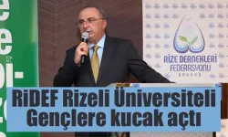 RİDEF Rizeli Üniversiteli Gençlere kucak açtı