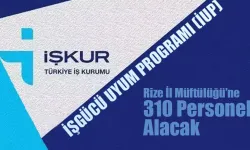 Rize İl Müftülüğü'ne İUP kapsamında 310 personel alınacak