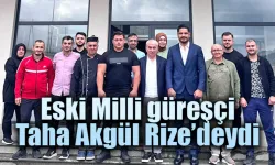 Türkiye Güreş Federasyonu Başkanlığına Aday Olan Taha Akgül Rize’de