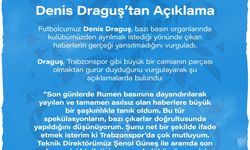 Denis Draguş: Trabzonspor’da olmaktan çok mutluyum