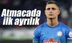 Rizespor'da ara transferde ilk ayrılık