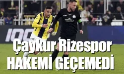 Çaykur Rizespor İstanbul'dan puansız dönüyor