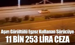 Rize'nin Çayeli İlçesinde Aşırı Gürültülü Egzoz Kullanan Sürücüye Ağır Ceza