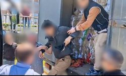 Rize'de tırın dorsesine saklanmış göçmenler yakalandı