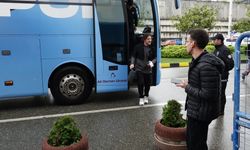 Trabzonspor, Türkiye Kupası final maçı için Gaziantep'e gitti