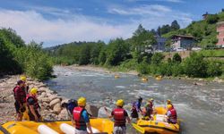 Trabzon’un ilk rafting parkuru açıldı